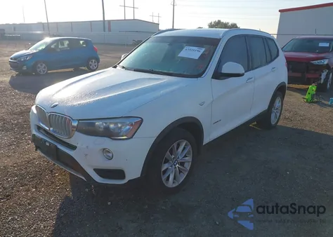 2016 BMW X3 Sdrive28I from USA, damaged, VIN 5UXWZ7C51G0R32653